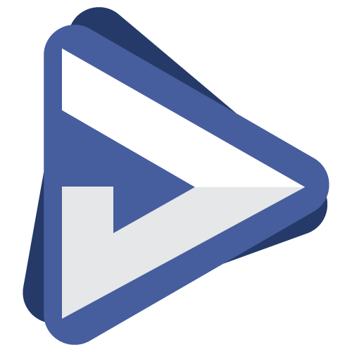 Blue Logo for video content PLR