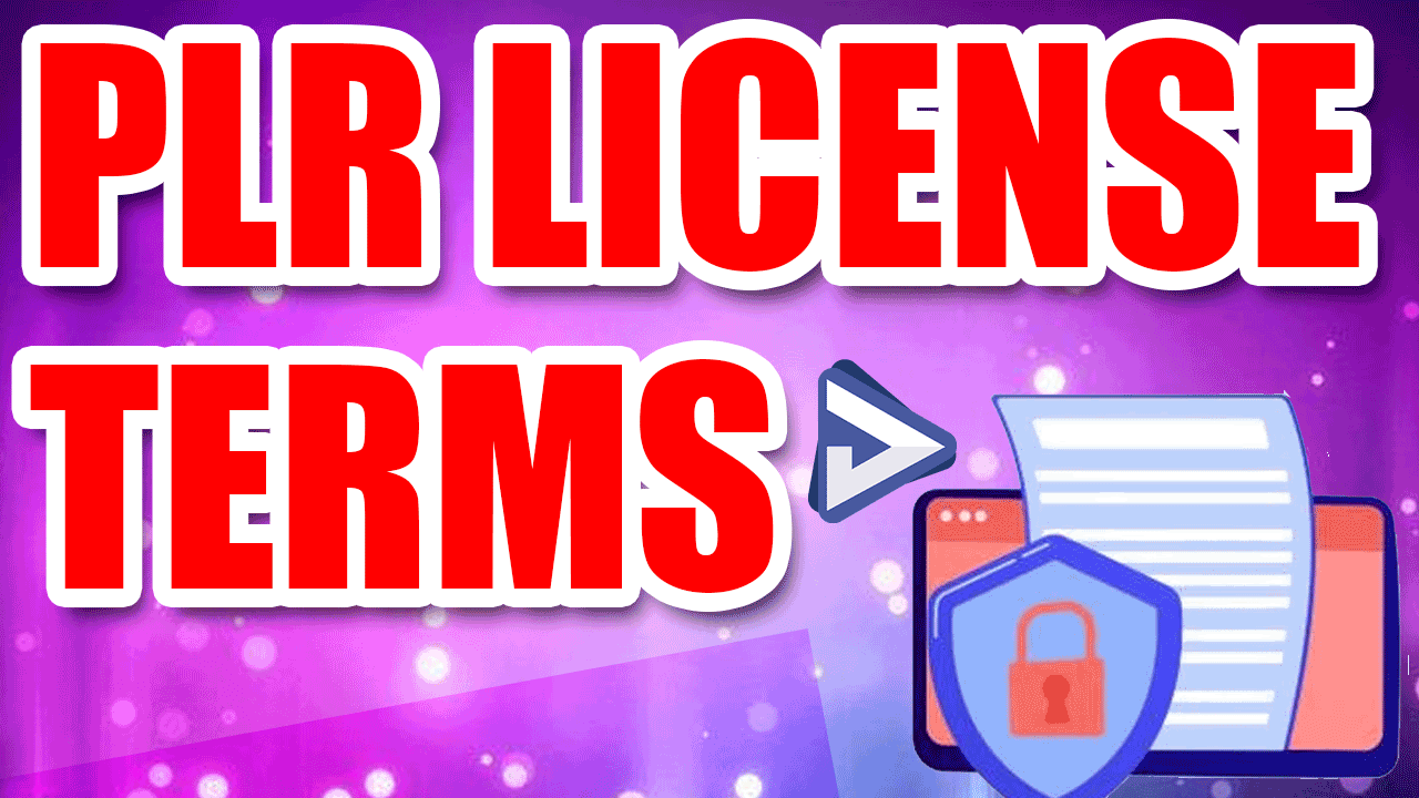 PLR License Terms