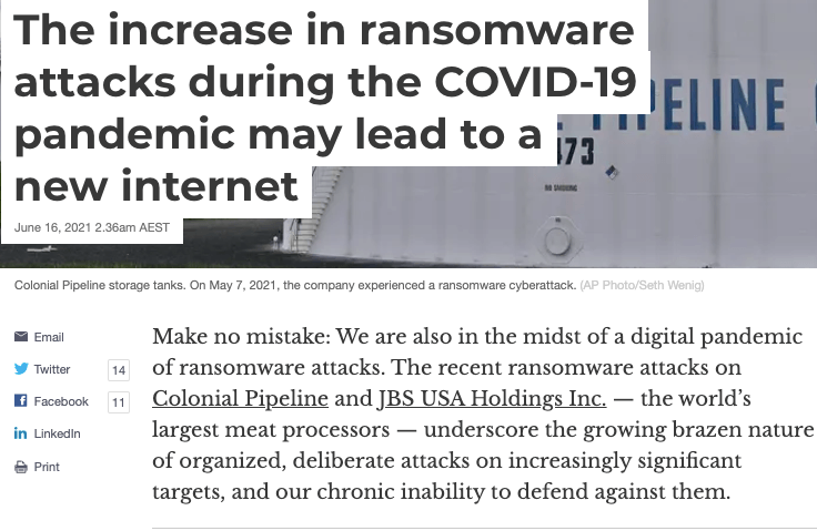 article about web attacks