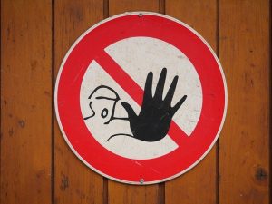Harmful warning sign