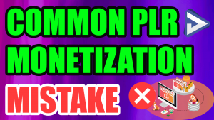 Common PLR Monetization Mistake