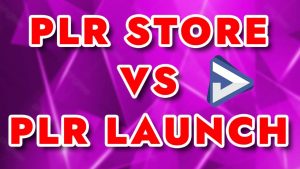 PLR Store Vs PLR launch