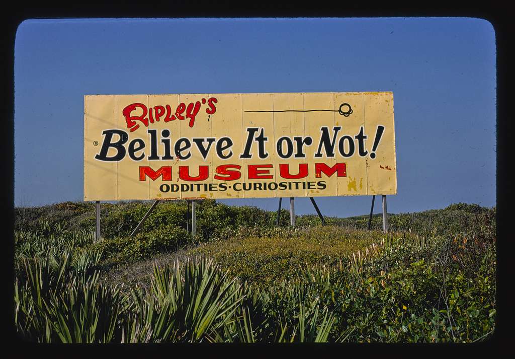Ripleys museum billboard