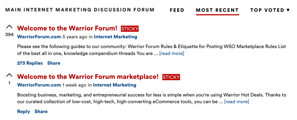 Warrior Forum